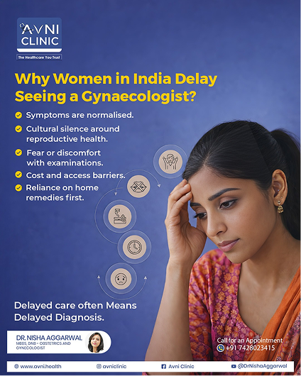 Why women in india is delay seeing a gynaecologist